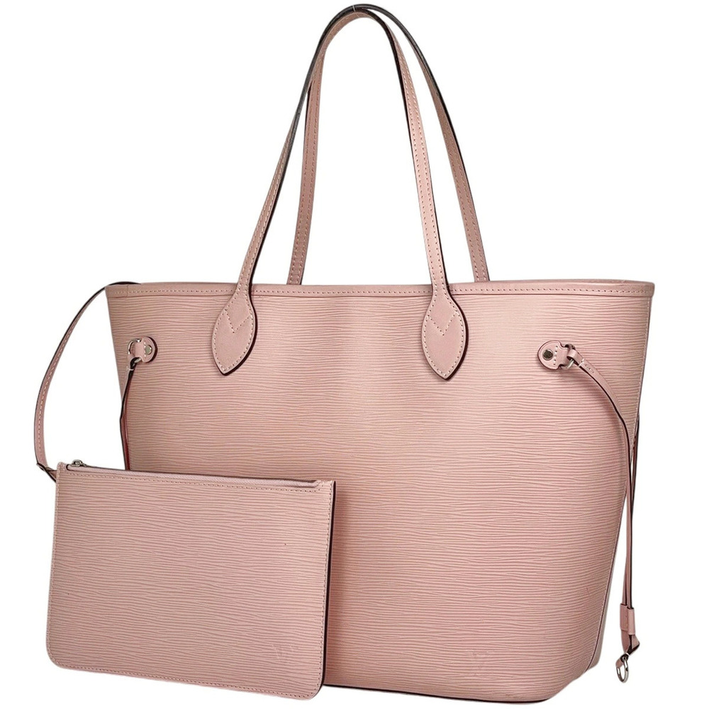 Louis Vuitton Neverfull Handbag Tote Bag Epi Rose Pink Ballerine